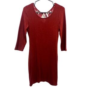 Detailed Lace Back Dress